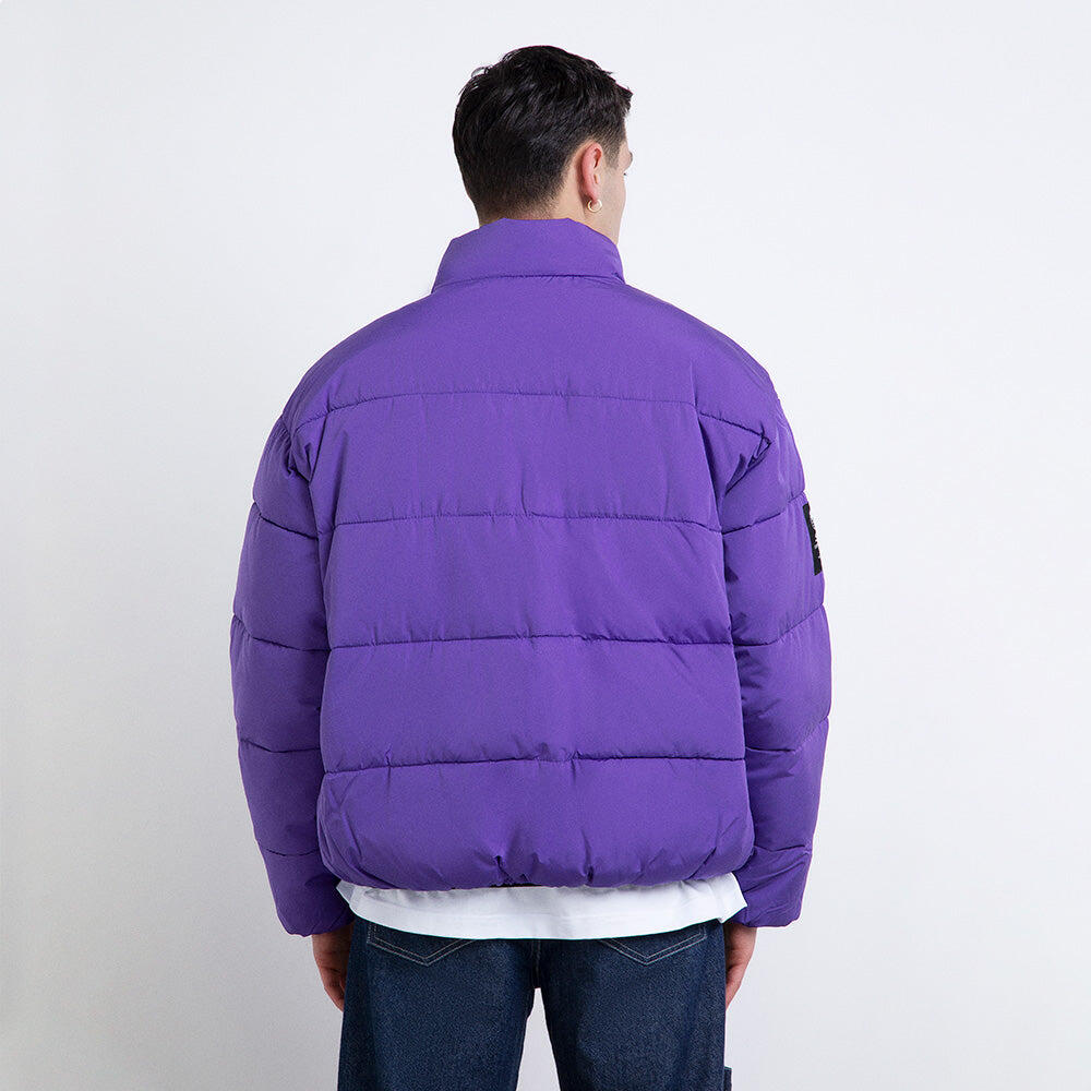 Giubbotto bomber imbottito pesante VIOLA 4/6