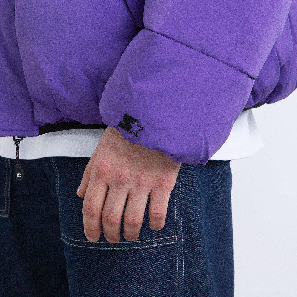 Giubbotto bomber imbottito pesante VIOLA 6/6