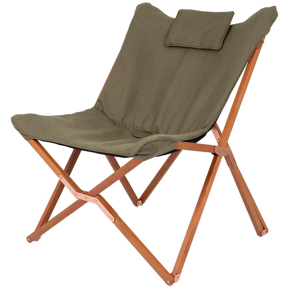 Bo-Camp - Relaxstoel - Bloomsbury - L - Oxford Polyester - Groen 2/6