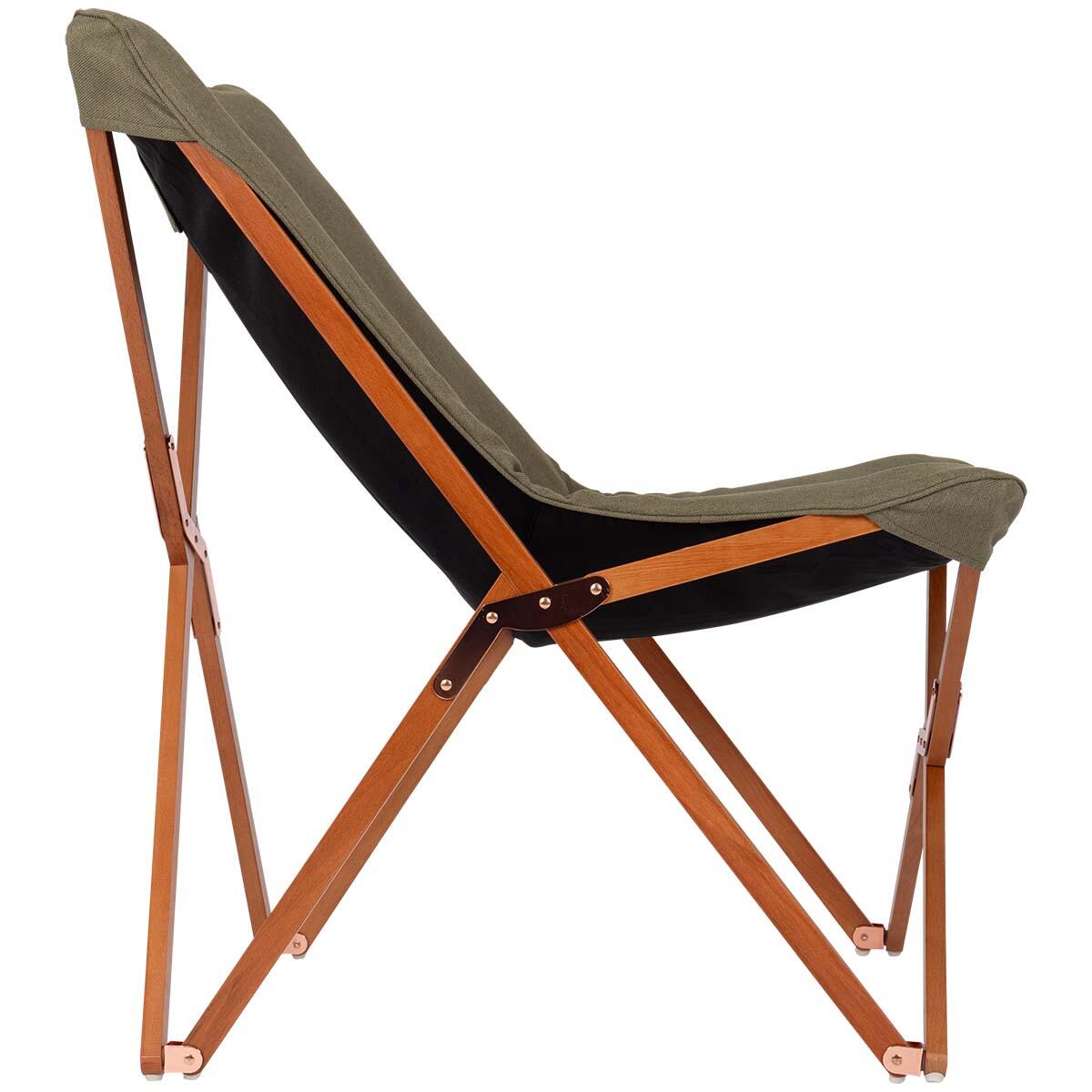 Bo-Camp - Relaxstoel - Bloomsbury - L - Oxford Polyester - Groen 5/6