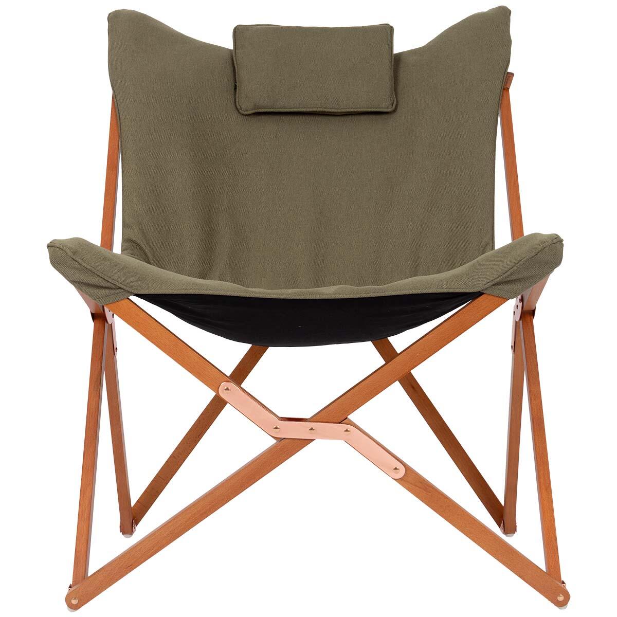 Bo-Camp - Relaxstoel - Bloomsbury - L - Oxford Polyester - Groen 4/6