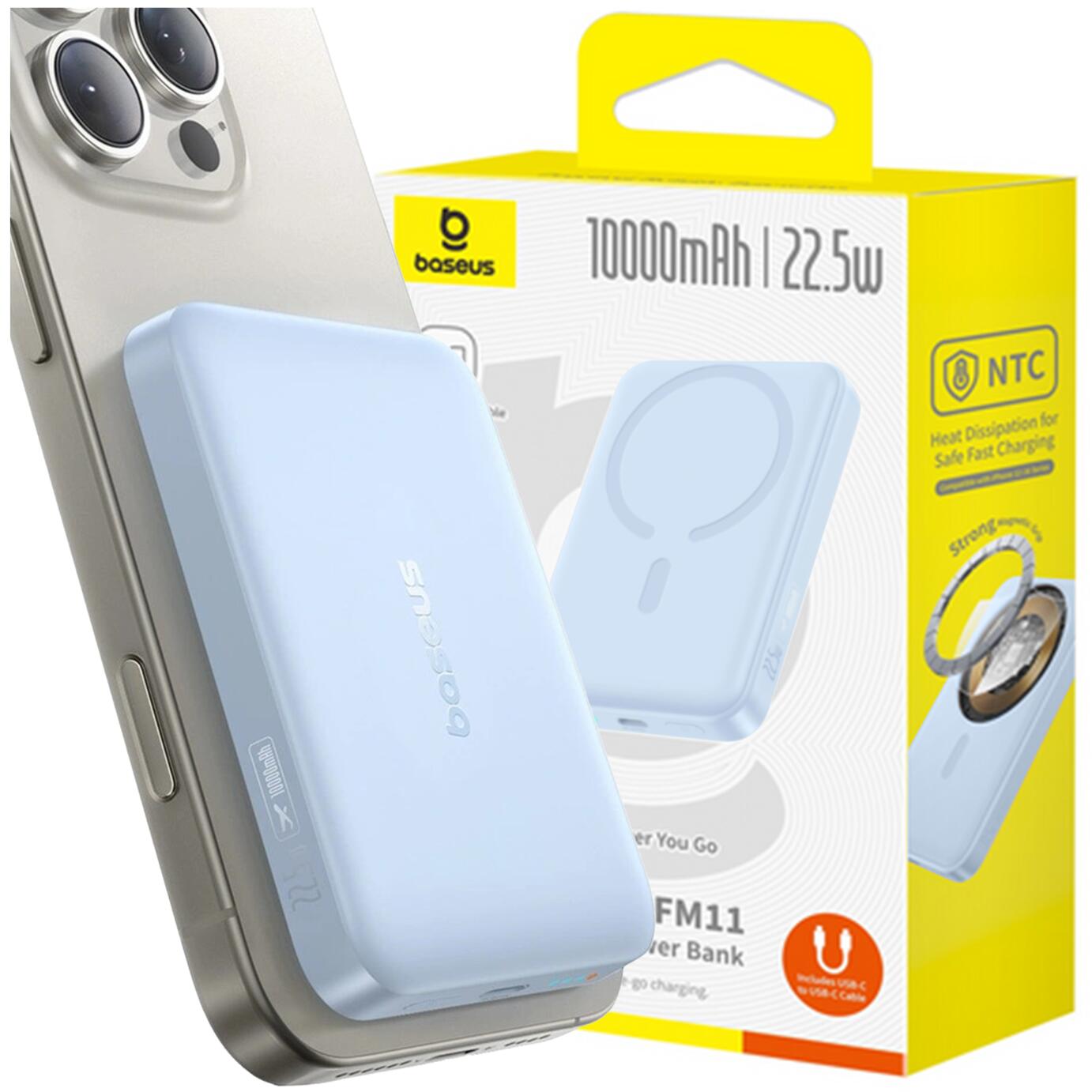 Powerbank Baseus 10000mAh 22,5W indukcyjny magsafe