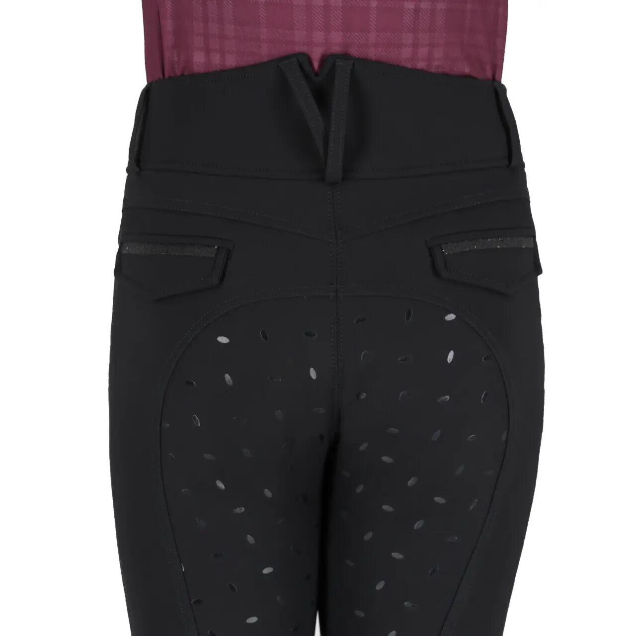 Pantalon équitation full grip fille QHP Zahra 3/7