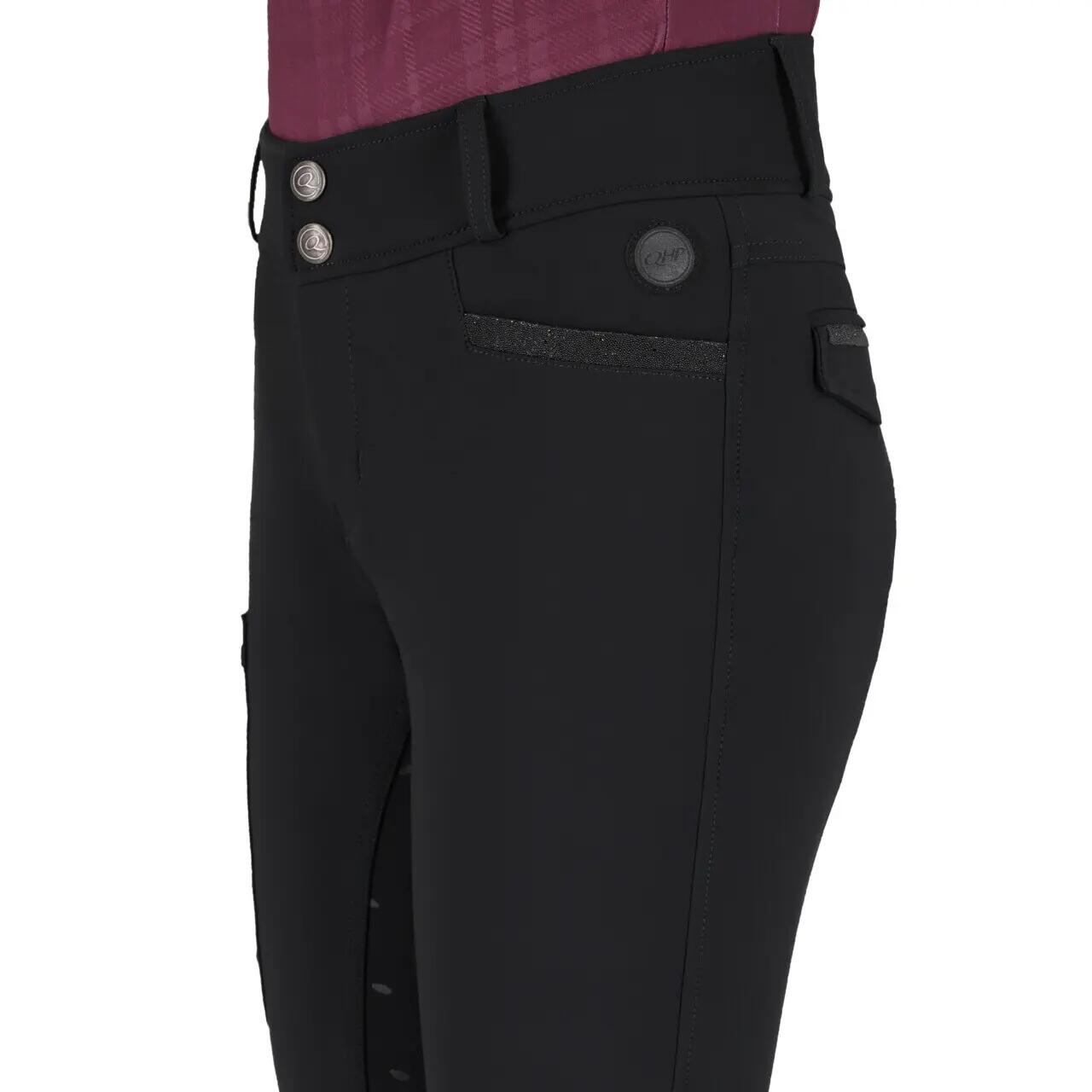 Pantalon équitation full grip fille QHP Zahra 5/7
