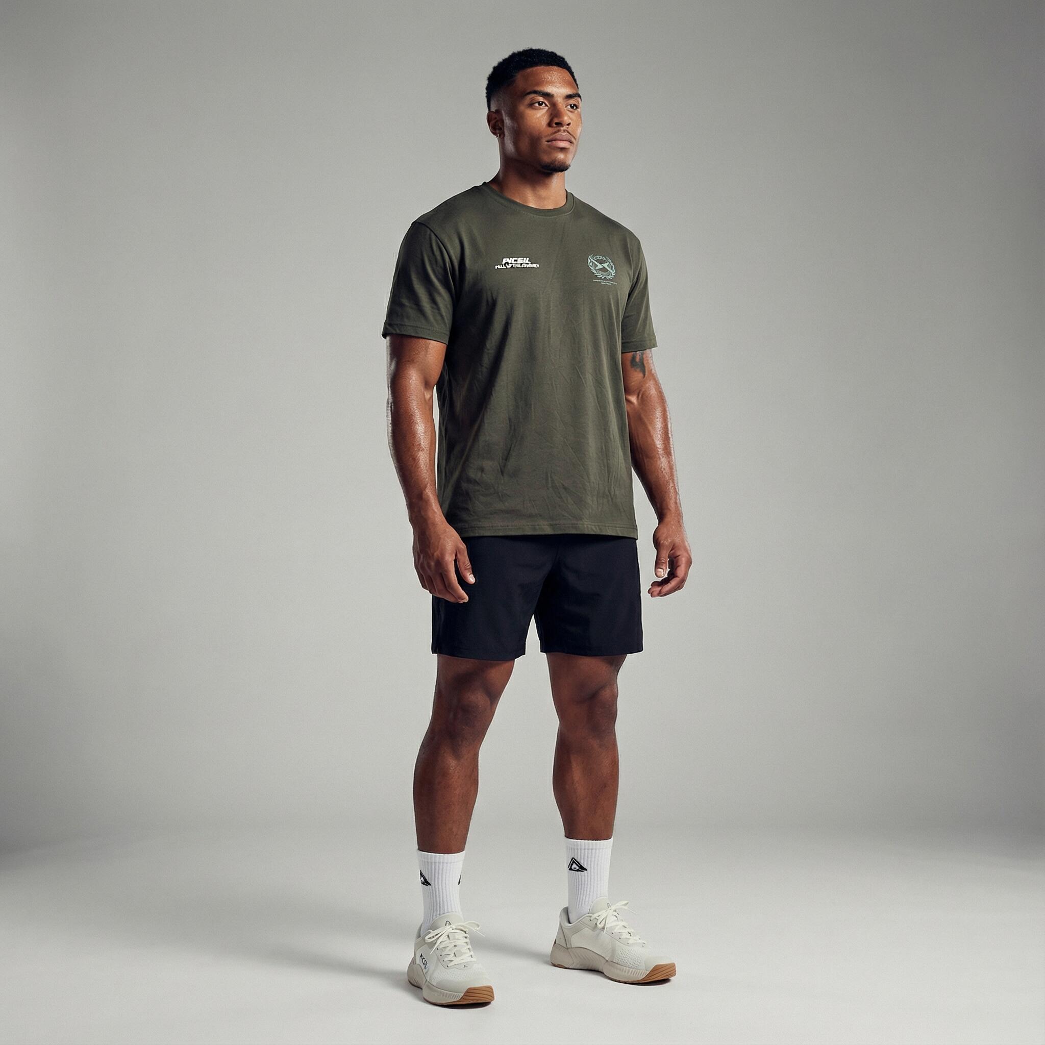 T-shirt lifestyle oversize unisexe 3/4
