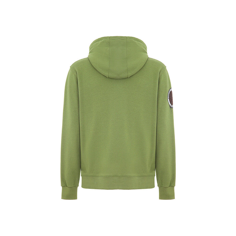 Felpa con cappuccio VERDE 2/2