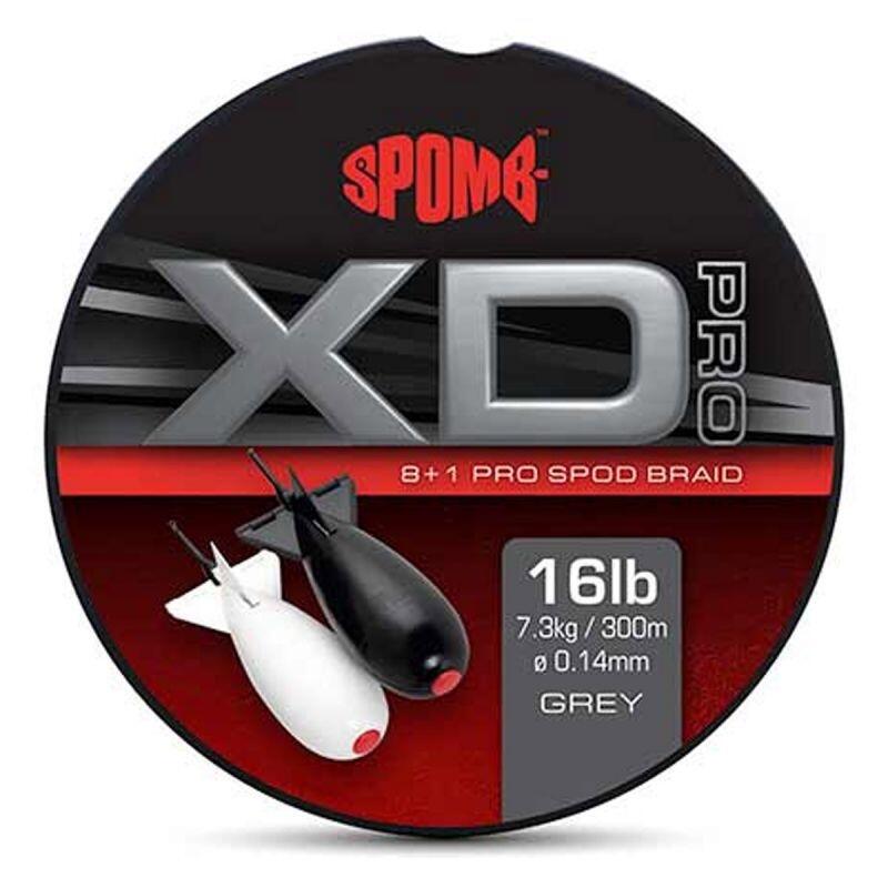 Tresse SPOMB XD Pro Grise 8+1 - 0,14 mm - 7,25 kg 5/7