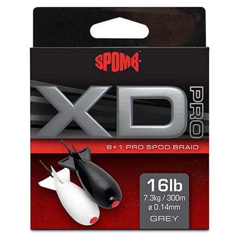 Tresse SPOMB XD Pro Grise 8+1 - 0,14 mm - 7,25 kg 4/7