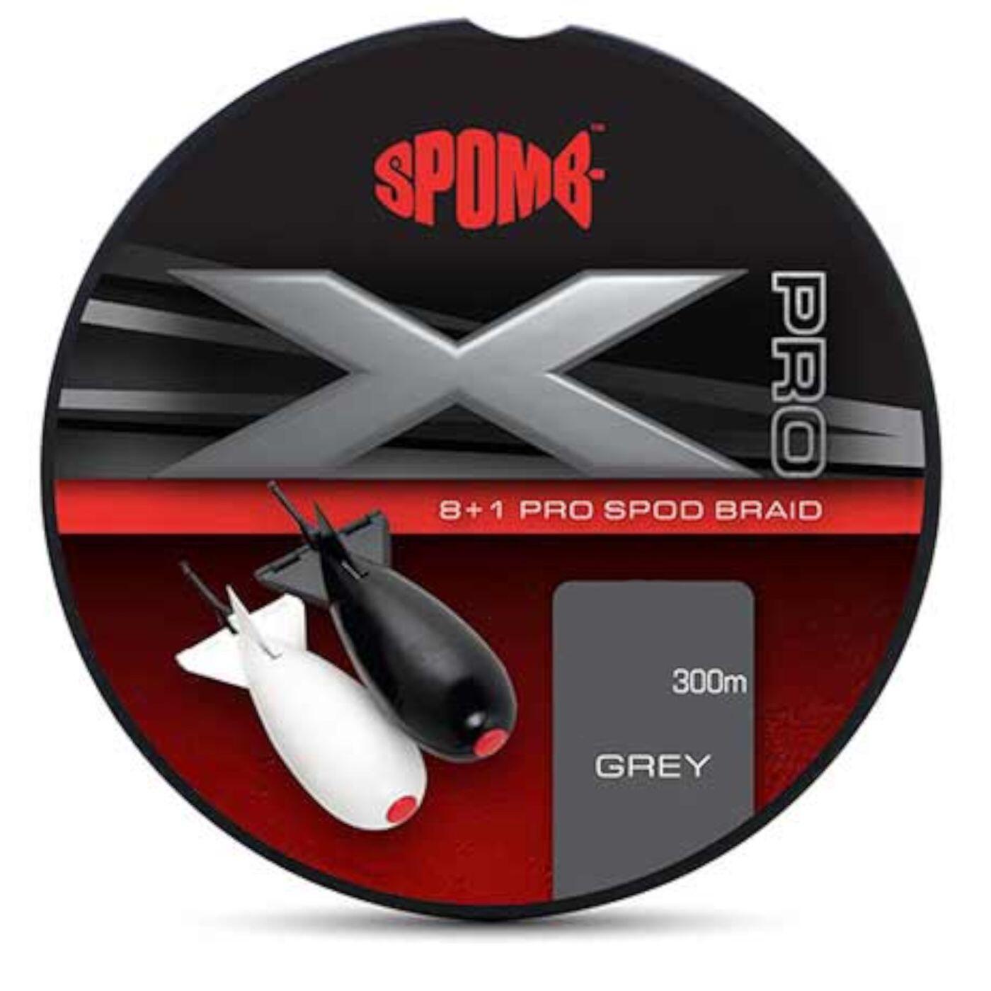 Tresse SPOMB XD Pro Grise 8+1 - 0,14 mm - 7,25 kg 1/7