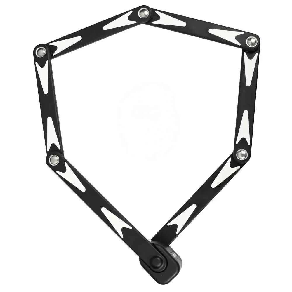 Folding Bike Lock Black 95 cm with Holder