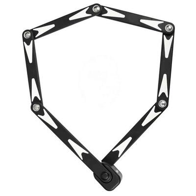 Vouwslot fiets zwart 95 cm met houder