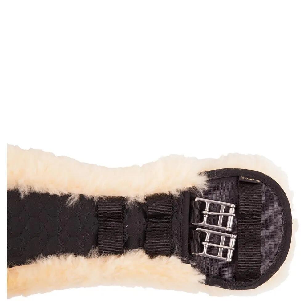 Sangle de dressage d'équitation en peau de mouton BR Equitation 2/3