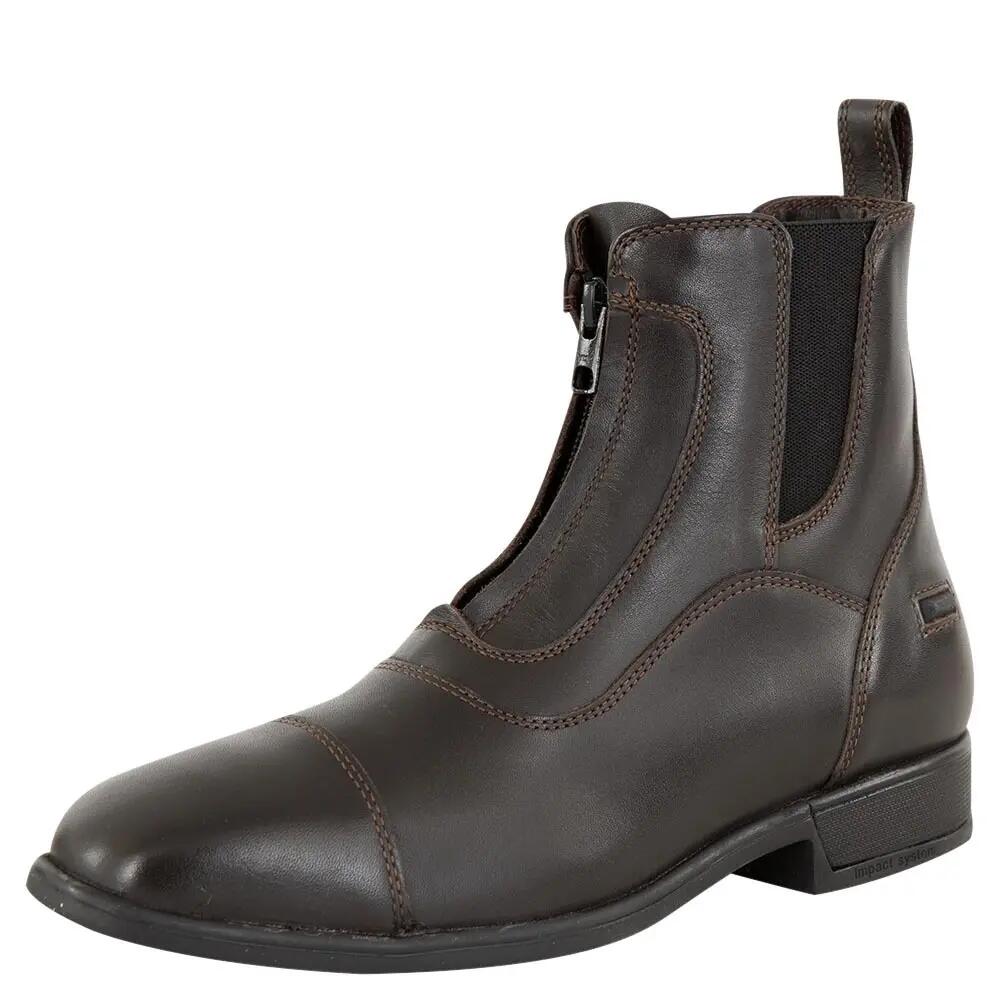 Zipped leather riding boots BR Equitation Jodhpur CL+Duchesse 2/4
