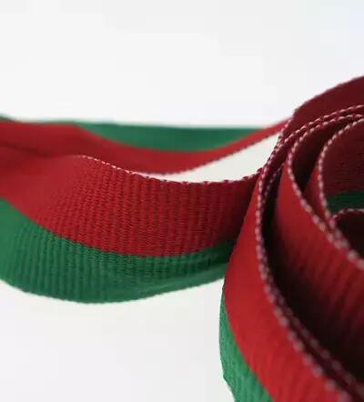 Snur Medalie Rosu/Verde 3/4