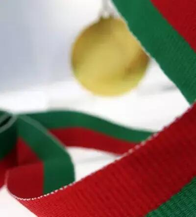 Snur Medalie Rosu/Verde 4/4