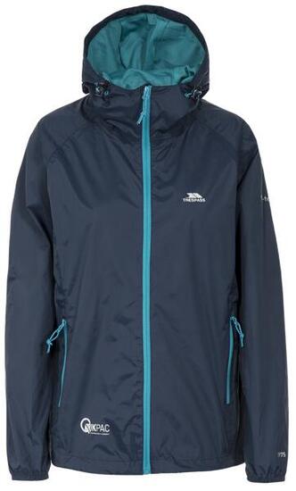 Trespass Qikpac Damen Regenjacke Blau