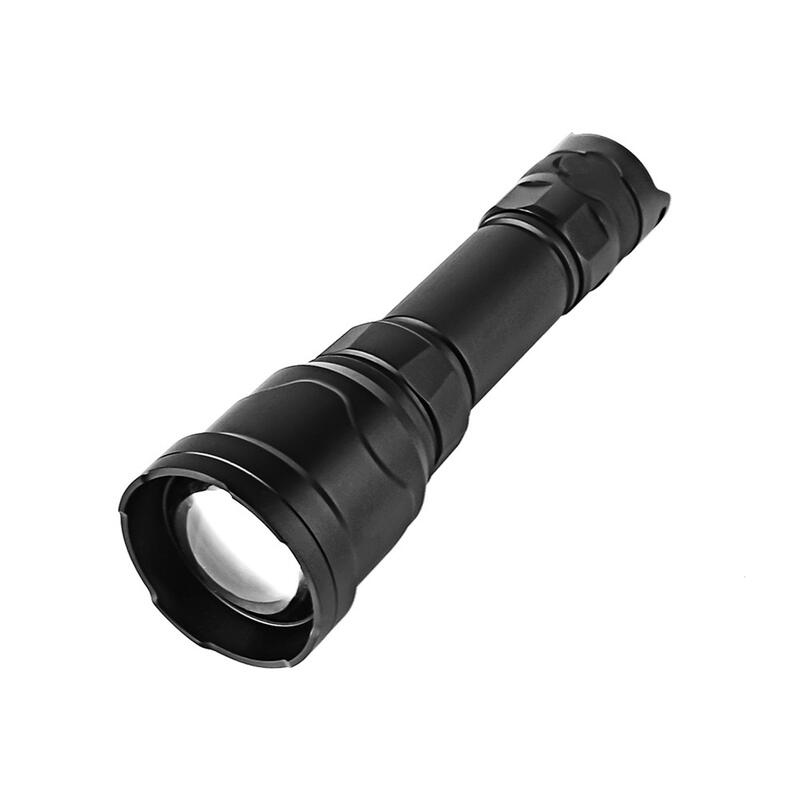 Lanternă 620 lm, focus, 540 m, acumulator Li-Ion 3000 mAh, negru