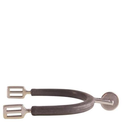 Éperon d'équitation en inox avec roue grand&protecteurs BR Equitation Epsom
