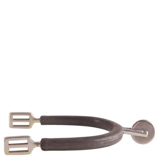 Éperon d'équitation en inox avec roue grand&protecteurs BR Equitation Epsom