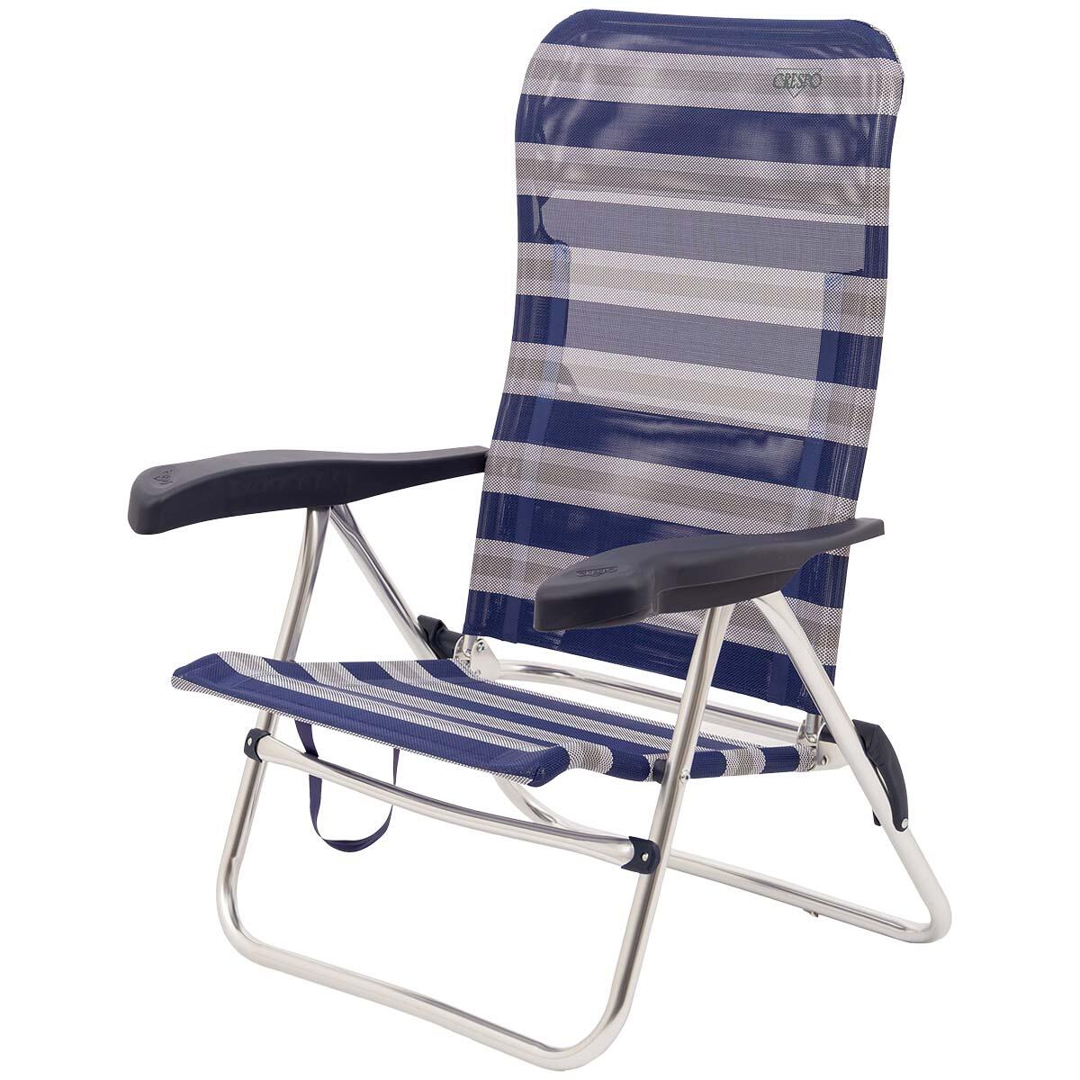 Silla playa - AL/205 - Rayas azules 2/6