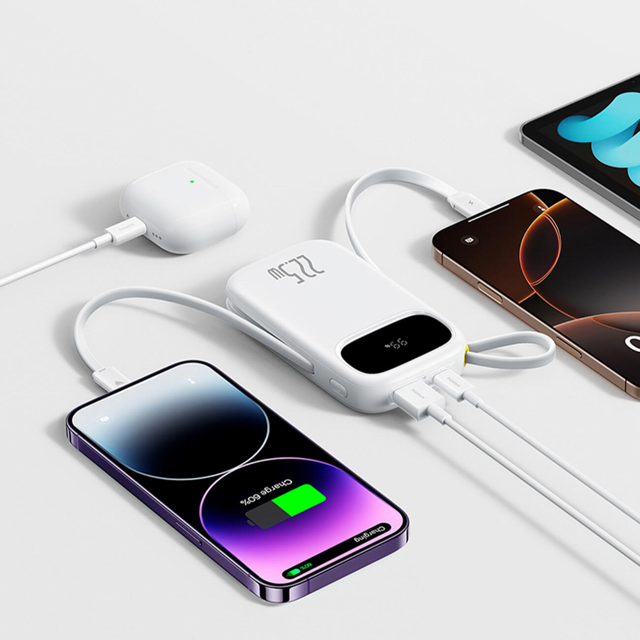 Powerbank Baseus 10000 mAh 22.5W USB-C Lighting USB-A 3/7