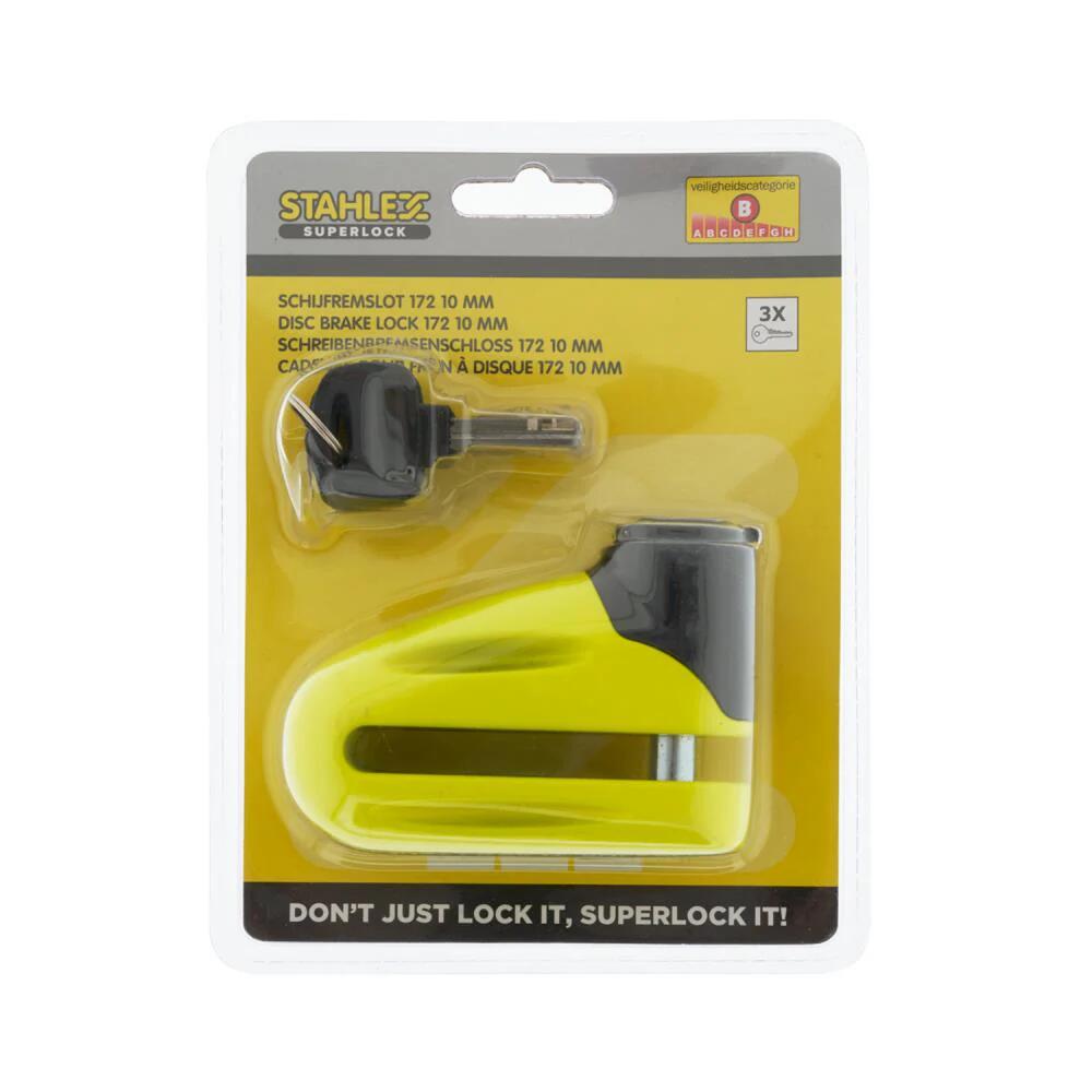 Lucchetto per biciclette Lucchetto per freno a disco Secure Giallo 5/5