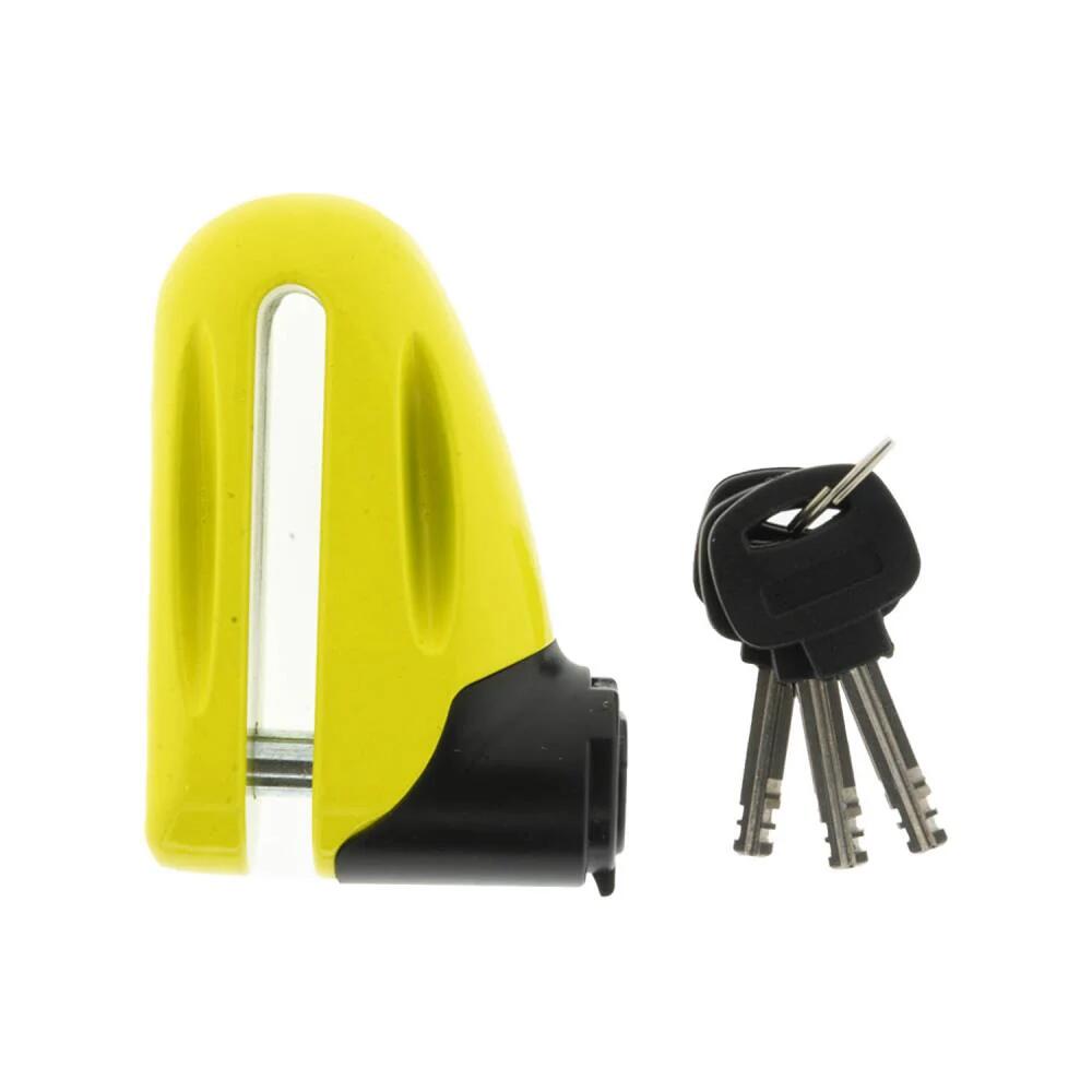 Lucchetto per biciclette Lucchetto per freno a disco Secure Giallo 4/5