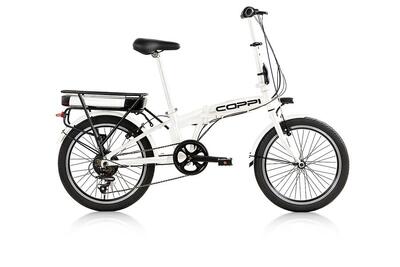 BICI ELETTRICA PIEGHEVOLE COPPI CAPRI BIANCA