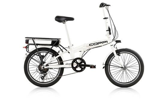 BICI ELETTRICA PIEGHEVOLE COPPI CAPRI BIANCA