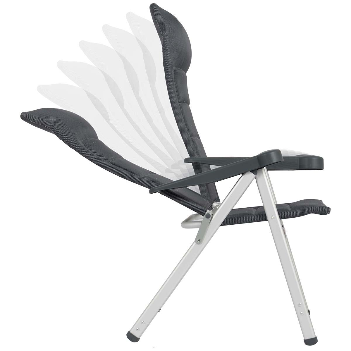 Silla reclinable - AL/235 - Deluxe - Gris oscuro 6/6