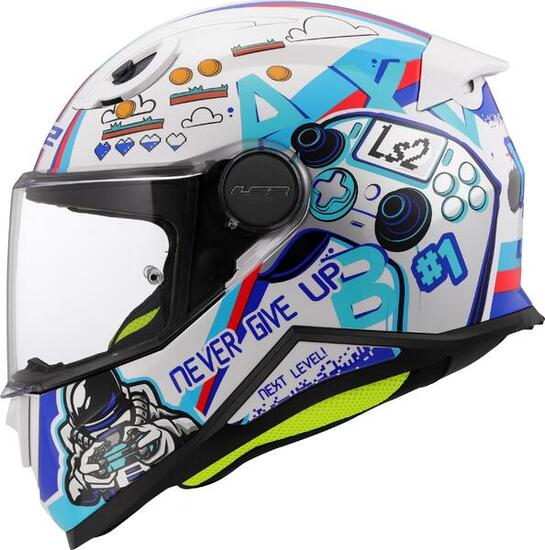 Casque intégral enfant LS2 FF812 Kid Next Level Blanc M