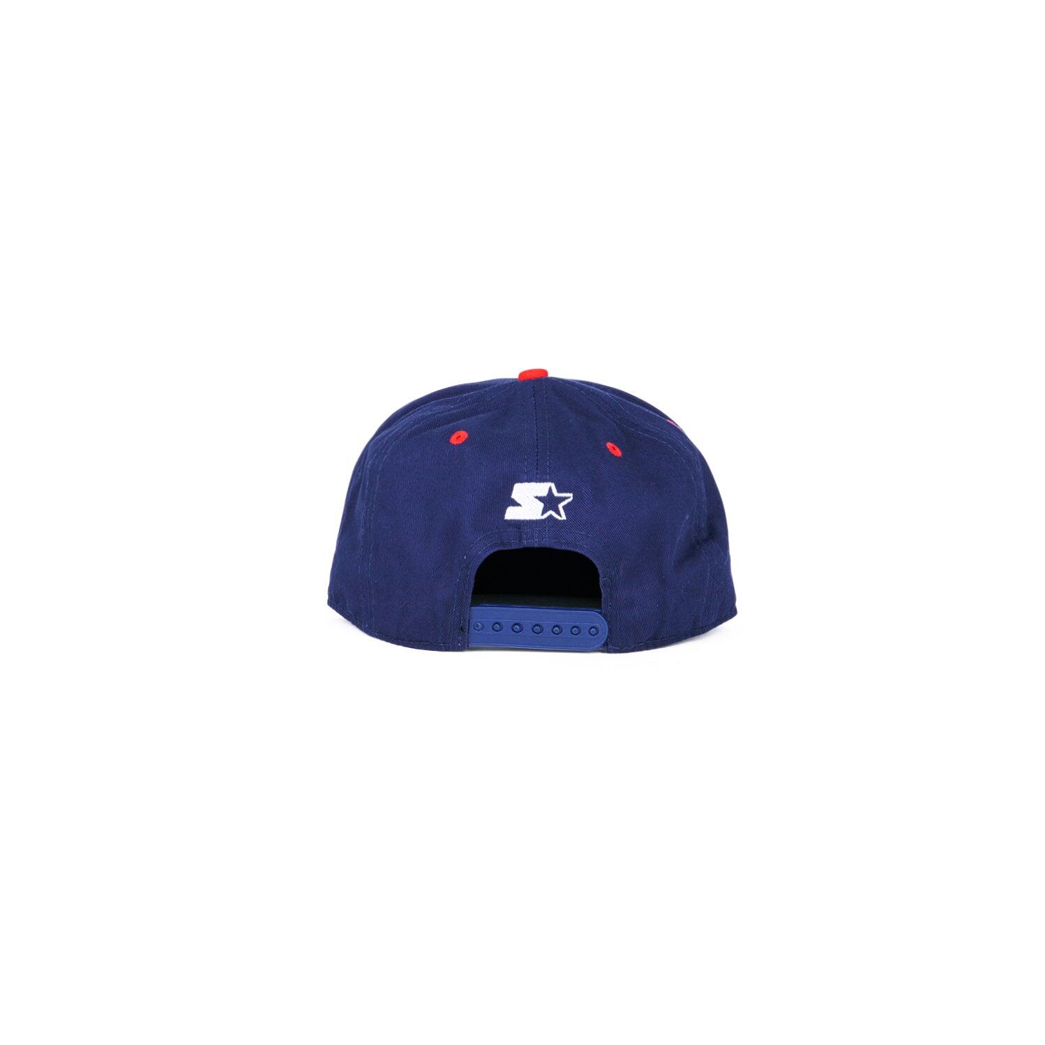 Cappello blu e visiera a righe 3/3