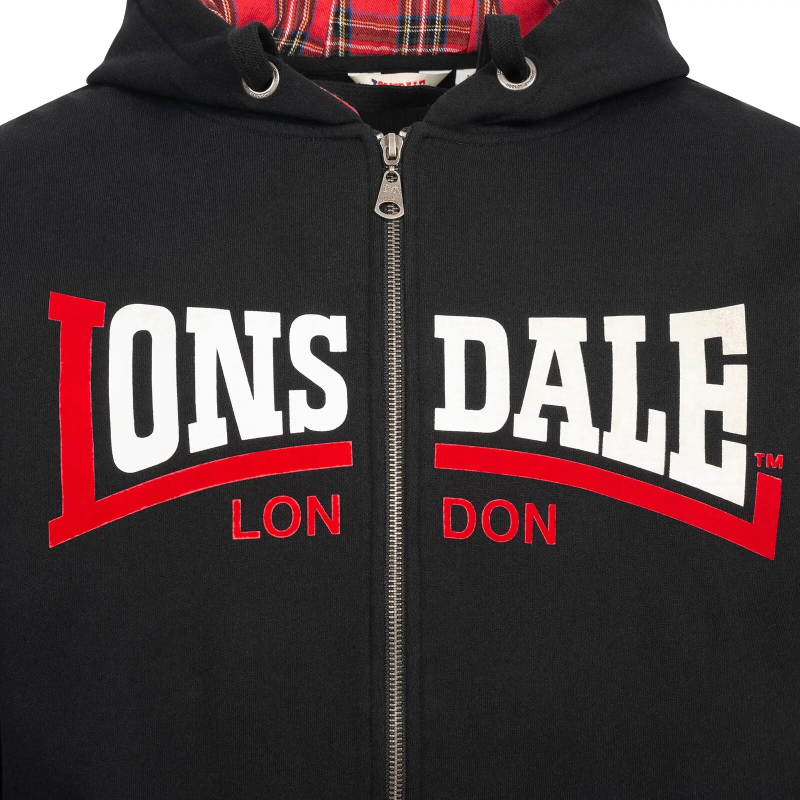 Sudadera con capucha y cremallera Lonsdale Nateby 3/6