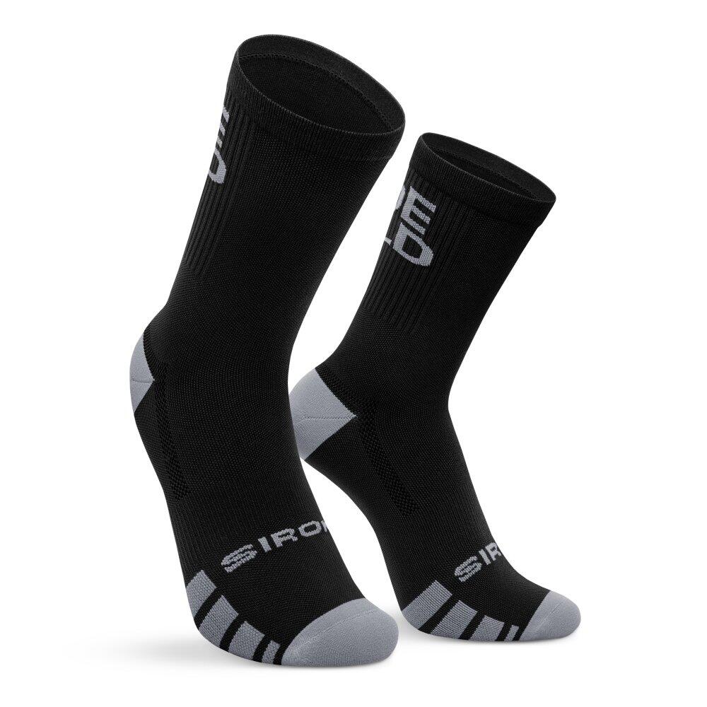Men & Women Cycling gravel crew socks GS2 Black Black