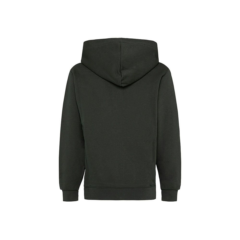 Felpa full zip etichetta VERDE MILITARE 3/3