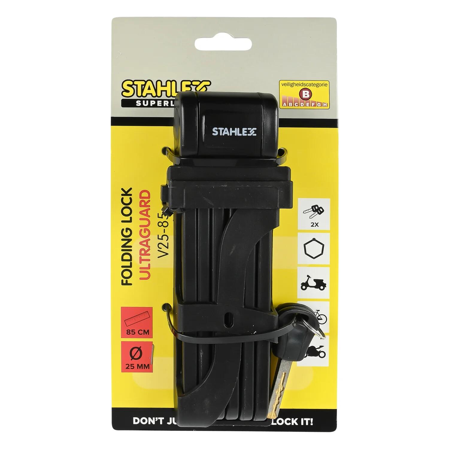 Lucchetto pieghevole per biciclette Ultraguard 85 cm 6/7