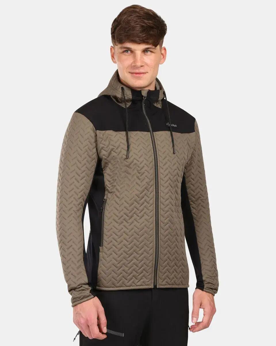 Sweat à capuche isolant homme Kilpi Nevia-M vert 1/1