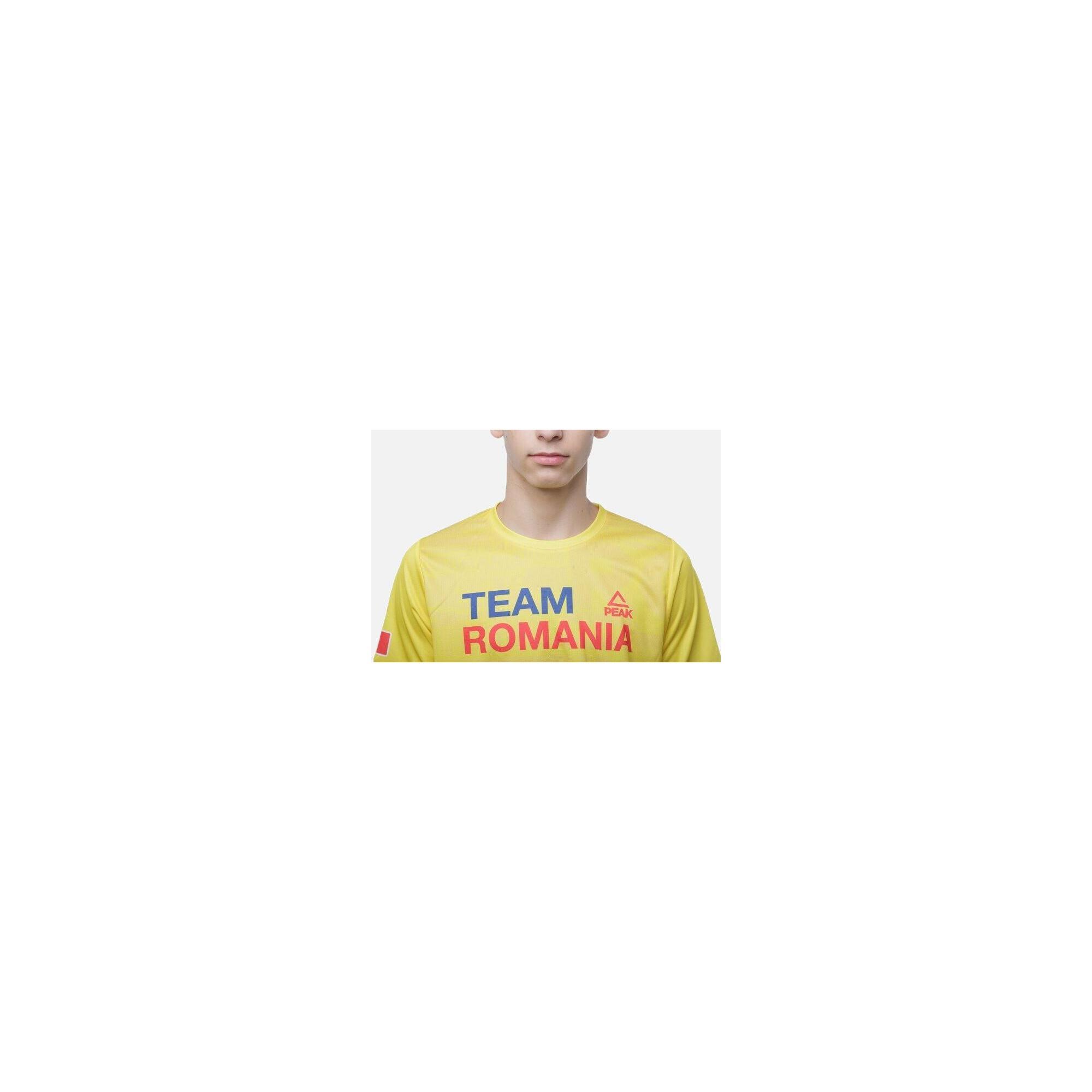 Tricou Poly Peak TeamRomania20 Galben