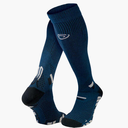 Chaussettes Trail Ultra compression bleu/gris
