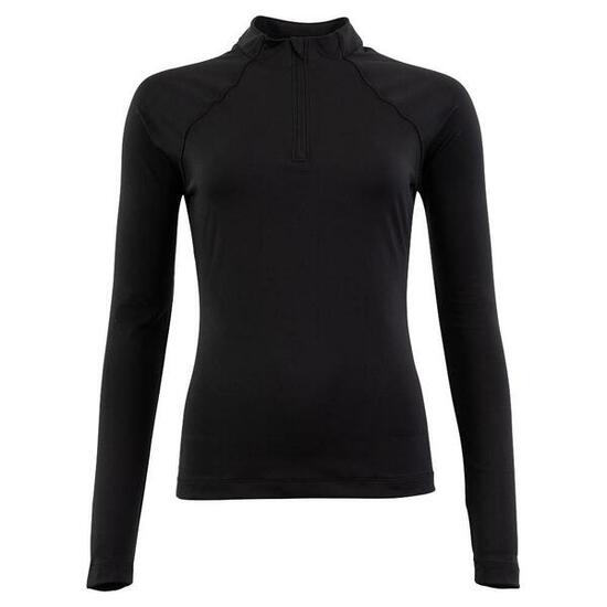 Reiter-T-Shirt mit Reißverschluss und langen Ärmeln für Damen BR Equitation CLX