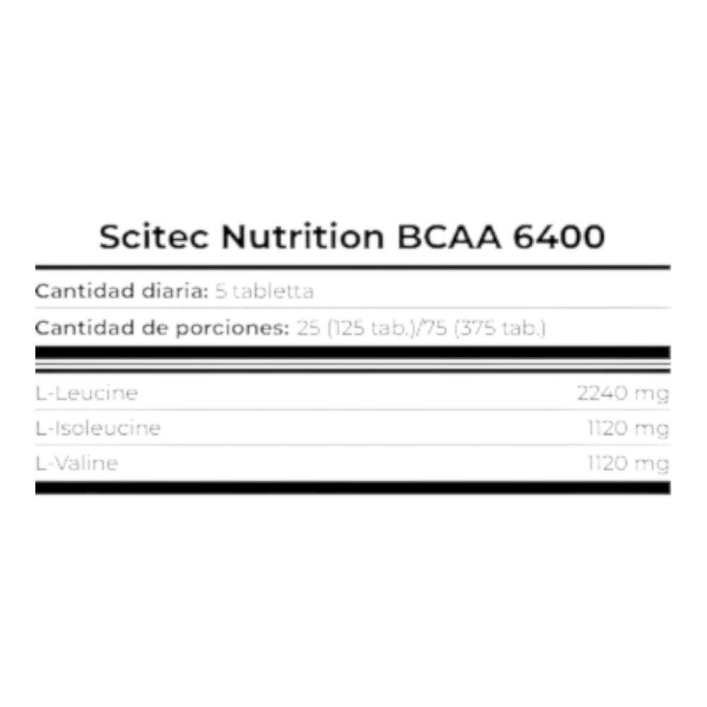 BCAA 6400 - 375 tabletten Scitec Nutrition 2/4