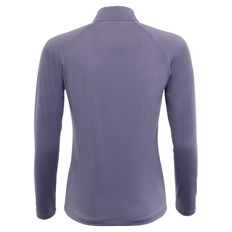 Tricou echitație BR - Mâneci lungi cu fermoar