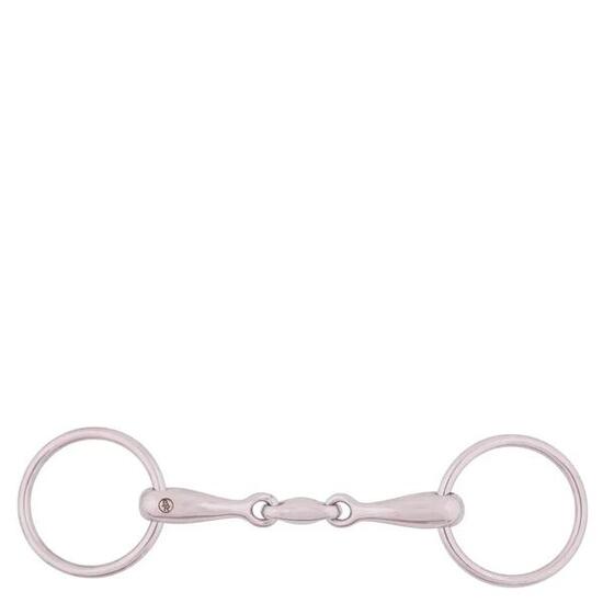 Mors double brisures pour cheval massif inox BR Equitation
