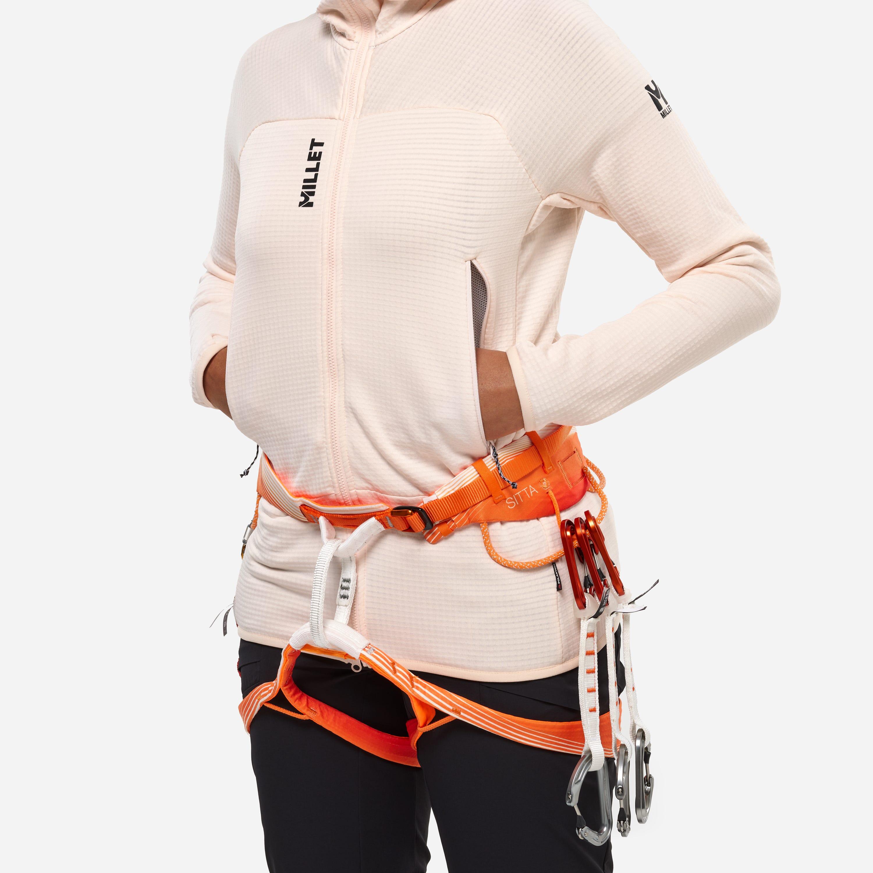 Bluza turystyczna damska Millet Fusion Grid Hoodie active fit Polartec PowerGrid 5/6