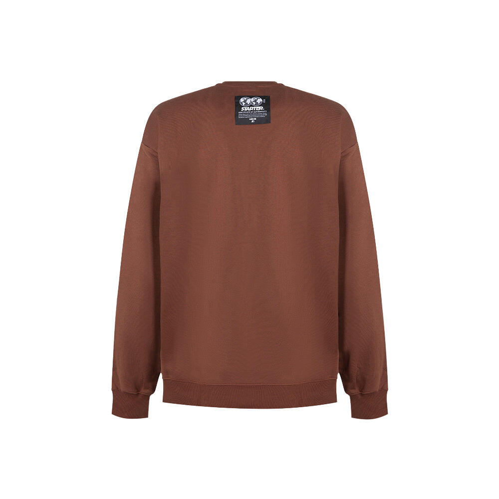 Felpa girocollo PREMIUM COLLECTION MOCHA 3/3