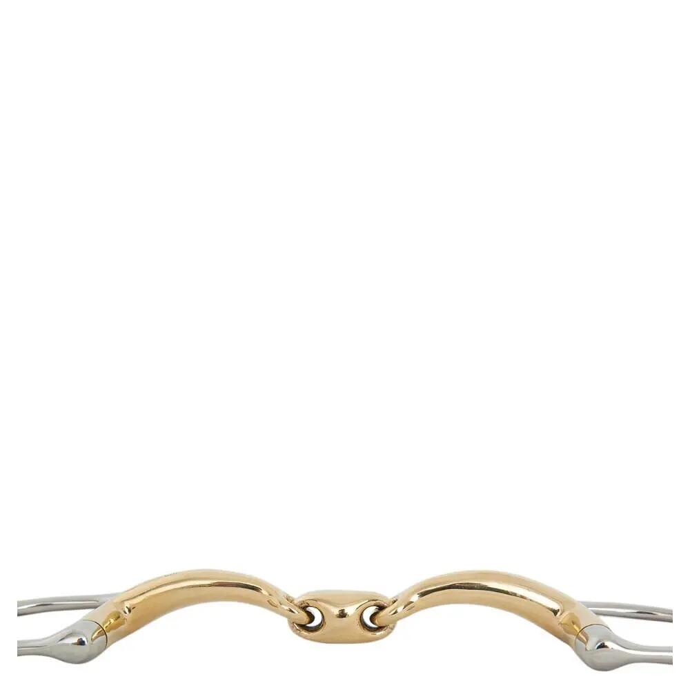Bocado Verdun para caballo curvo de doble pechera BR Equitation Soft Contact 2/3