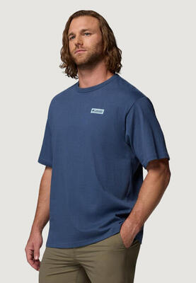 Crop top t-shirt csc™ heavyweight iconic tee heren donkerblauw