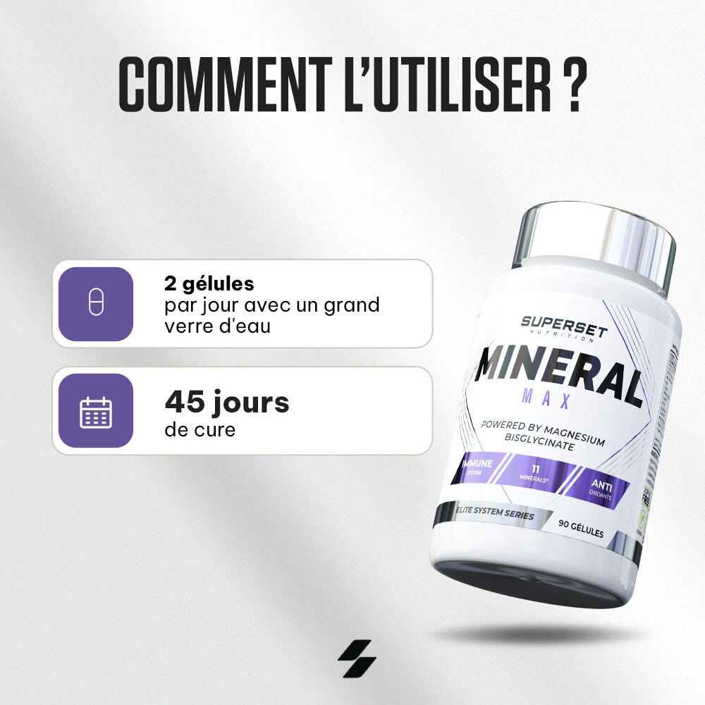 Multi-minerales - Mineral Max (90 Cáps) 3/5