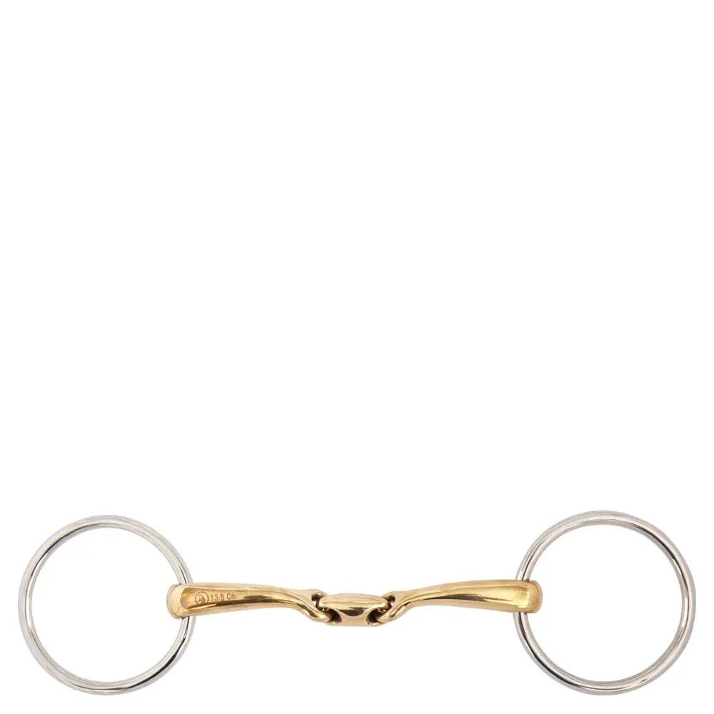 Double snaffle bits for horses BR Equitation Soft Contact