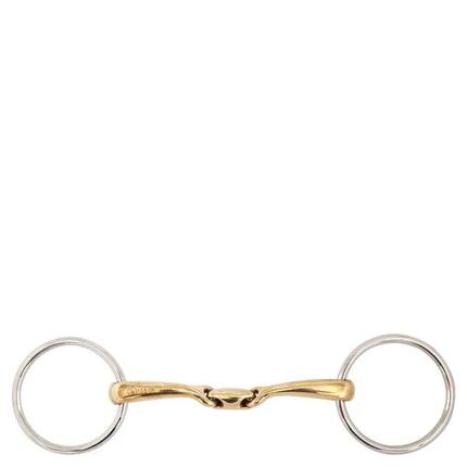 Mors double brisures pour cheval BR Equitation Soft Contact